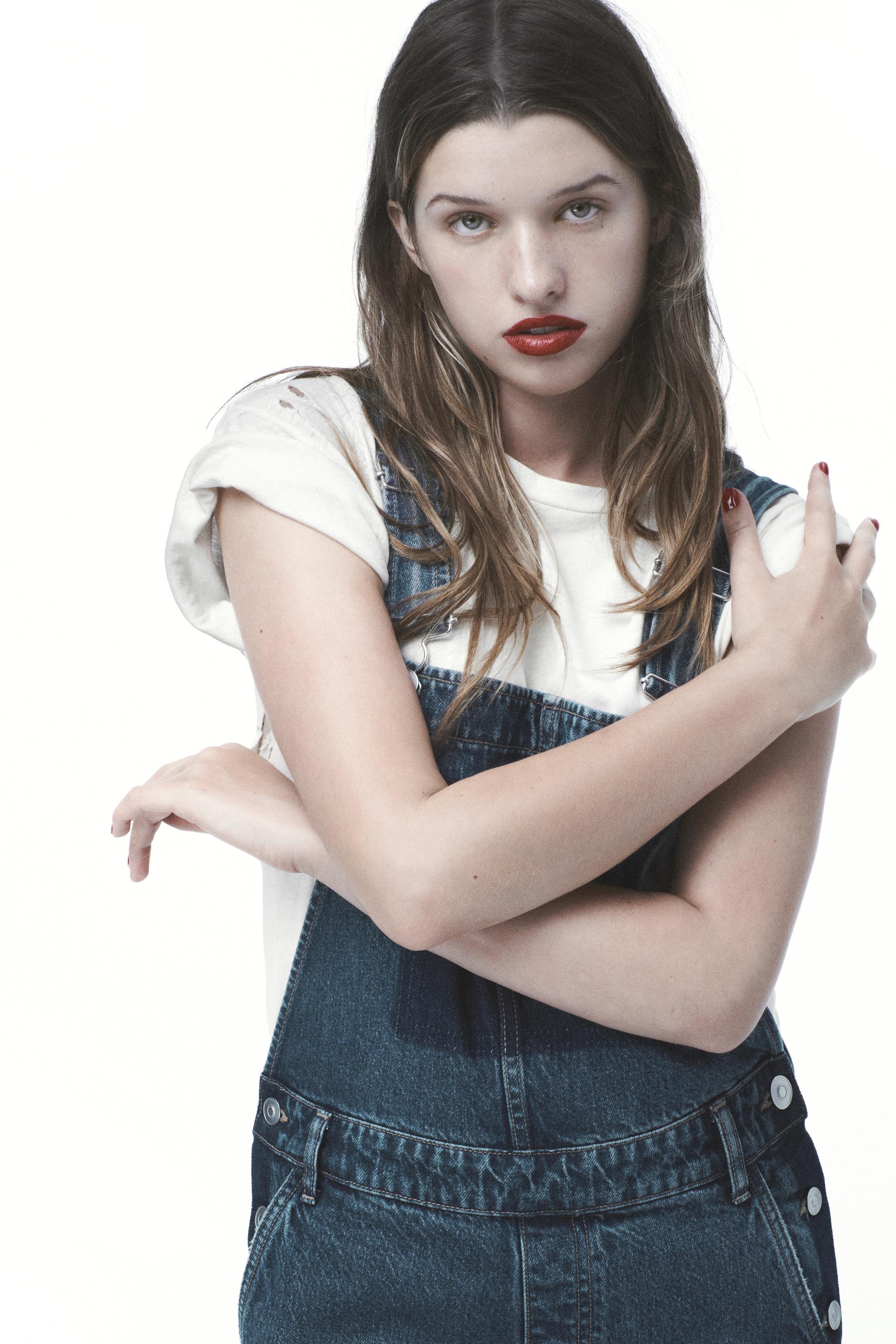 COMBINAISON EN DENIM TRF